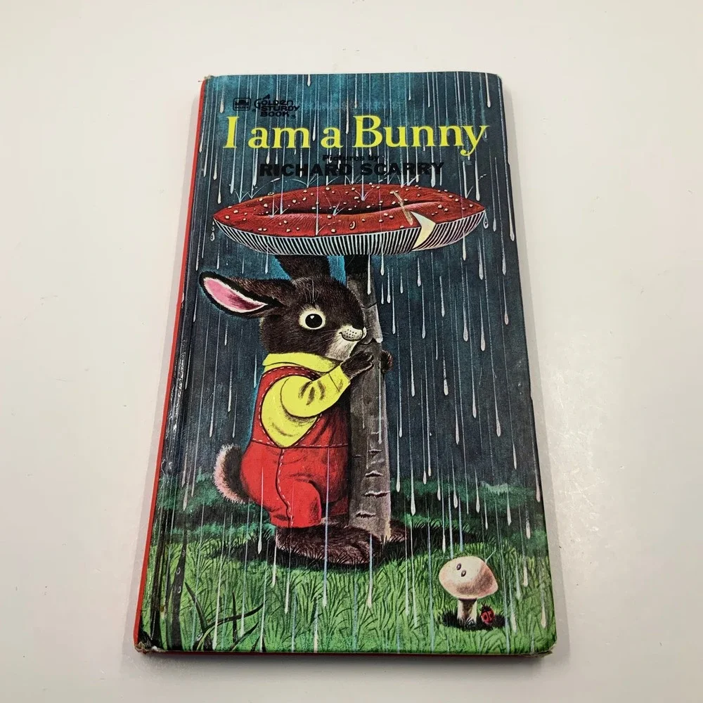 I Am a Bunny Richard Scarry Ole Risom Golden Sturdy Book Vintage Board Book 1963